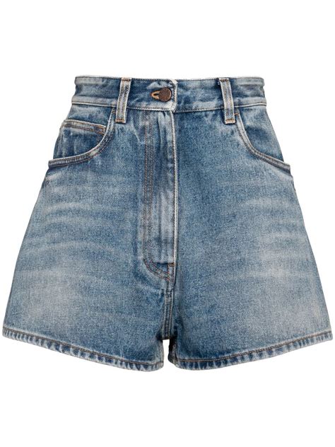 prada logo shorts|farfetch prada shorts.